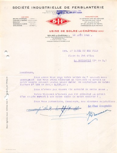 1946 societe industrielle - societe, de