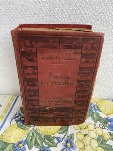 Ancien livre cuisinier - ancien,