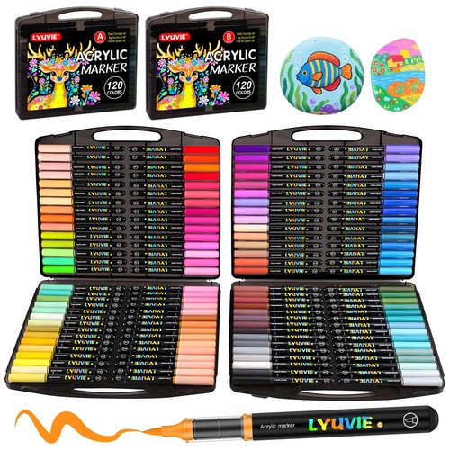 120 couleurs feutre - 120,