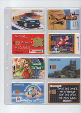 8 TELECARTES PRIVEES 5 unités