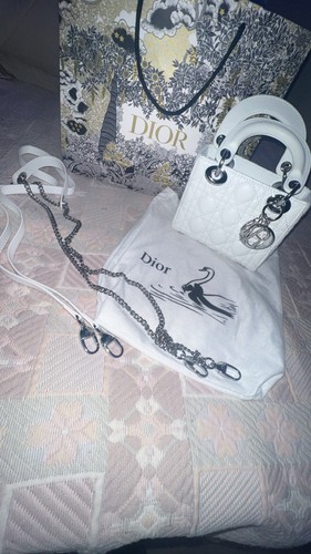 Sac lady dior blanc - lady,