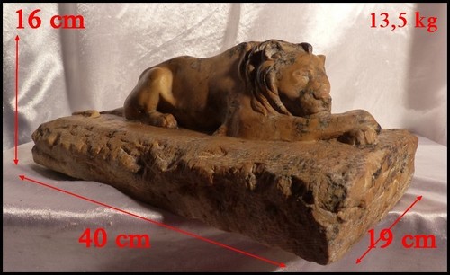 Paul clavelin lion couché - paul, couché"