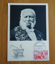 France carte maximum de 1955   Chardonnet en très bon état