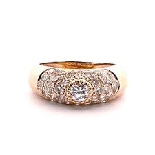 Bague jonc en or jaune 18