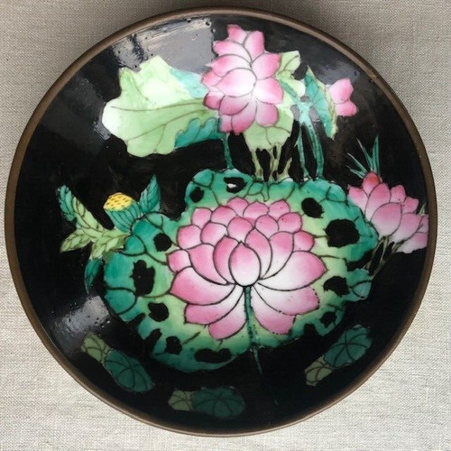 Assiette chinoise faïence - chinoise, en