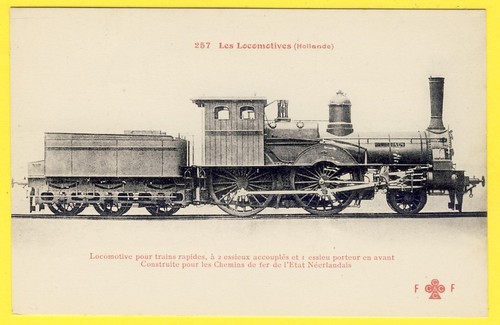 Cpa locomotive - locomotive, (holland)
