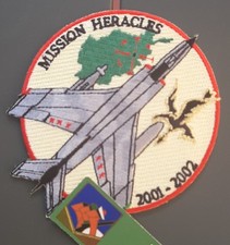 Patch Aéronavale Flottille 17 F Mission HERACLES 2001-2002 rare ORIGINAL  Marine