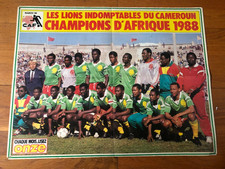 POSTER )) équipe CAMEROUN  /