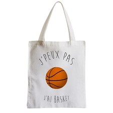 Sac en Tissu Blague J'Peux Pas