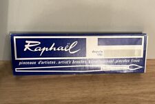 Peinture Boîte De 20 Anciens Pinceaux D’artistes Raphaël 835 Nº4 Boîte D’origine