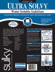 Ultra solvy water soluble - ultra,