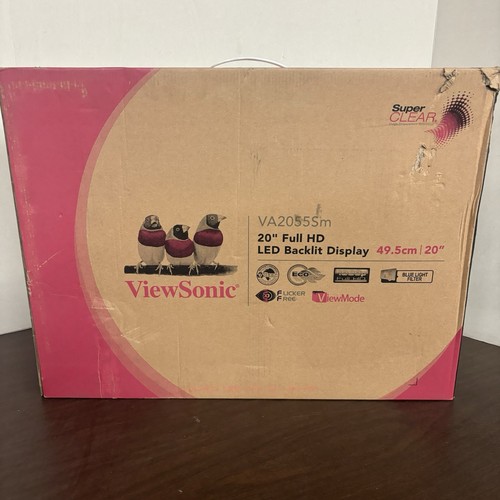 New viewsonic va2055sm - new, inch