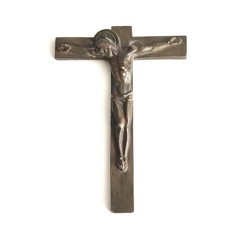 CRUCIFIX MURAL EN BRONZE