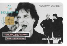 RARE / CARTE TELEPHONIQUE- THE ROLLING STONES MICK JAGGER PHONECARD TELEFONKARTE