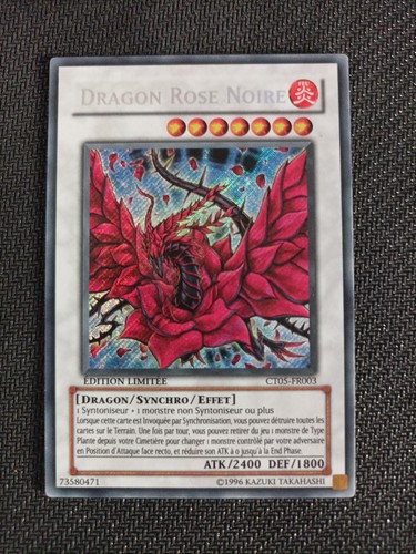 Carte dragon rose - carte,