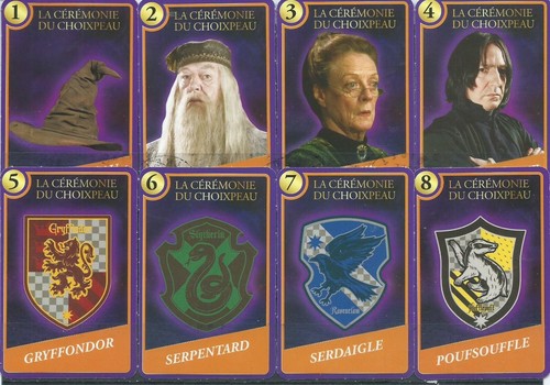 Cartes harry potter super - 8,