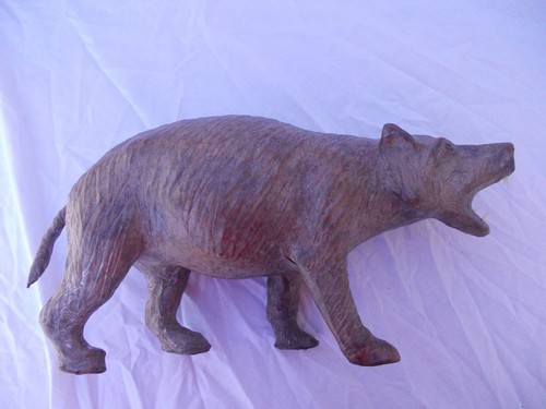 Antique vint carved leather - vint,