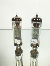 one no working, display only pair Telefunken EL84 6BQ5 TKF diamond base   