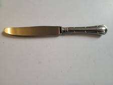 1 couteau a Entremet manche en argent fourré  1900 lame acier style Louis XVI