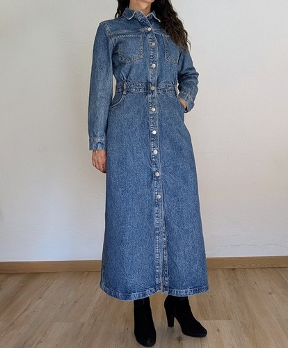 Robe longue jean - longue,