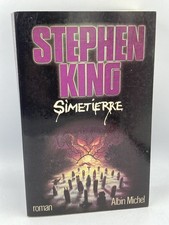 Albin Michel STEPHEN KING Livre Roman 1ere Edition Grand Format SIMETIERRE 1985