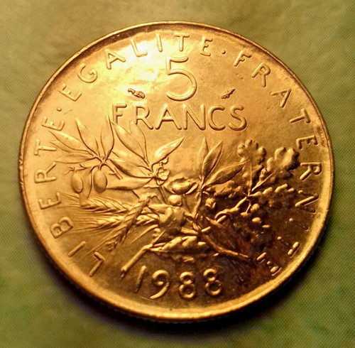 Francs semeuse 1988 - francs,