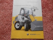 Prospectus Brochure Agricole tracteur CHARGEUSE KRAMER 180/280