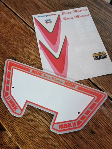 Kit decals plus plate bmx - , mbk