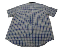 Chemise Chaps manches courtes bleu à carreaux taille L #229msch
