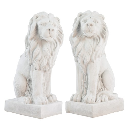 Couple lion statue - 2x, xl