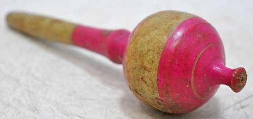 Antique bois bébé hochet - antique,
