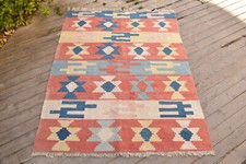 Tapis turc kilim 3'x5' tissé
