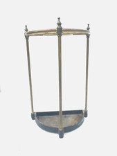 porte manteau en fonte de fer et tube en laiton  . XX siècle .