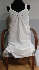 Chemise de nuit ancienne lin 