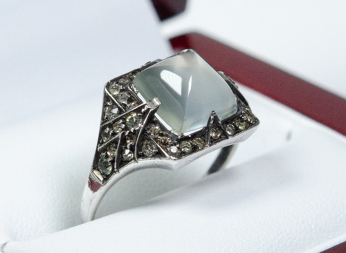 Bague art déco - argent, 835