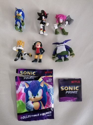 Lot neuf figurines sonic - lot, --