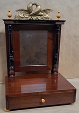 Ancienne coiffeuse ou coiffeuse élisabéthaine en acajou, XIXe siècle