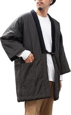 Veste d'hiver kimono japonais Hanten Warm Wear taille LL (XL) fabriquée au...