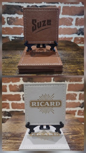 Pack sous verres luxe - 8, ricard