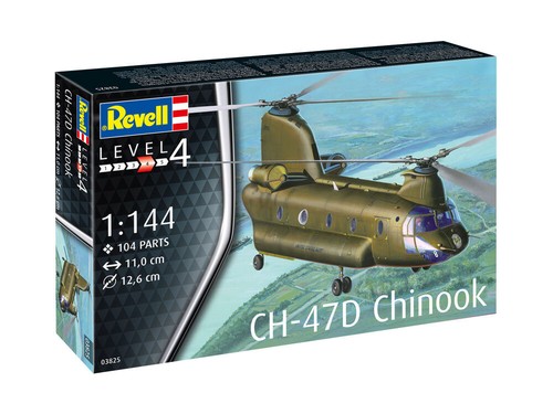 Revell boeing 47d - ch-47d, chinook