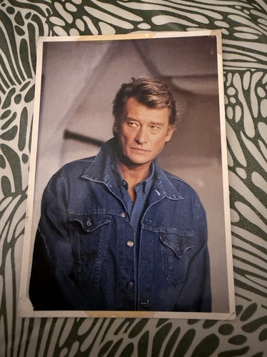 Carte postale johnny hallyday - postale,