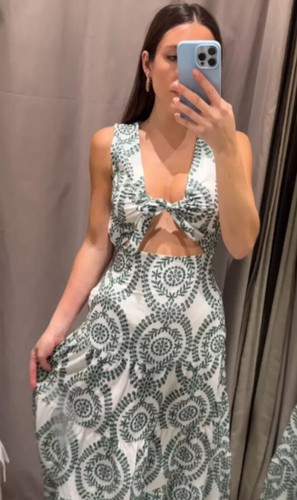 Robe broderie zara cutwork - robe,