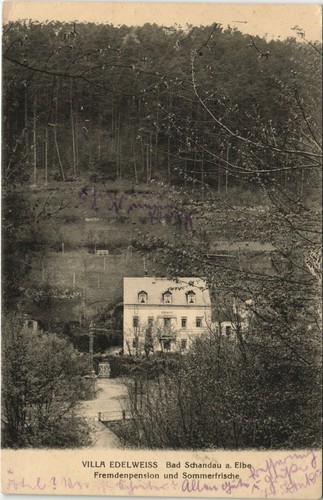 Cpa bad schandau - a., elbe