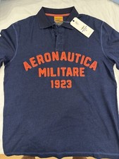 Polo Hommes Aeronautica Militare Taille L à Manches Courtes