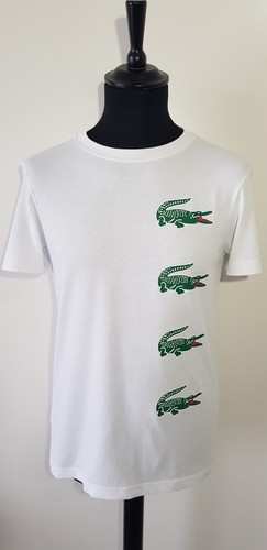 Tee shirt blanc logo vert - logo,