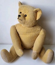 Ancien Grand Ours 60cm PINTEL articulé Bruiteur paille 1915 Teddy Bear  peluche