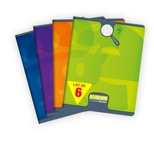 108715AMZC Lot de 6 Cahiers