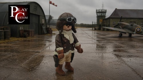 Playmobil custom pilot raf - playmobil,