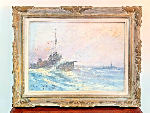 Ancienne peinture huile - peinture,