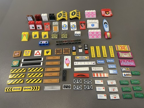Lego printed decorated - lego,